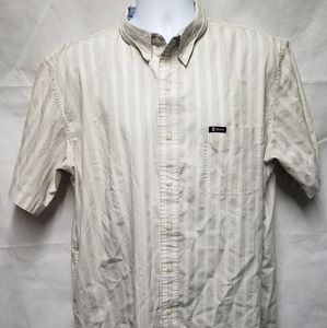 Mens chaps button down dress shirt XL